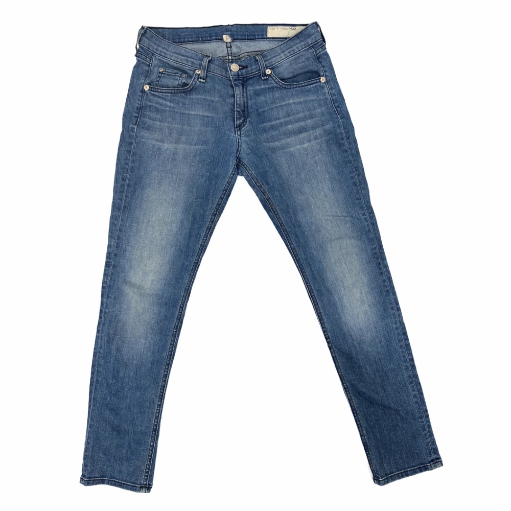 rag & bone Light Wash Skinny Capri Jeans Sz 26